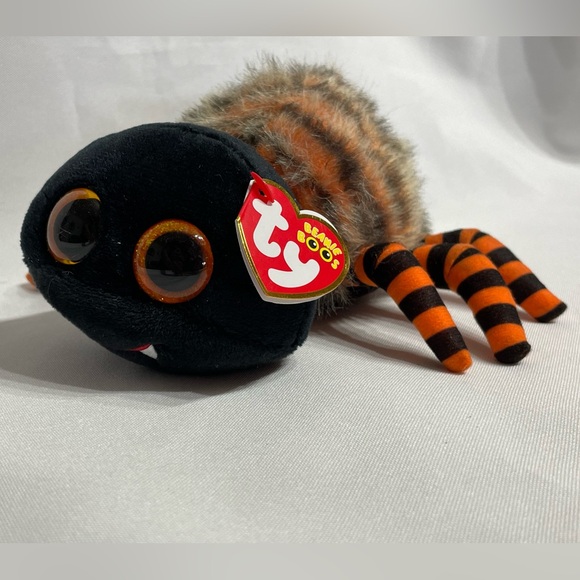Ty Beanie Boos - INGRUM the Halloween Spider (6 Inch) Plush Toy 2022 w Hang Tag - Picture 2 of 9